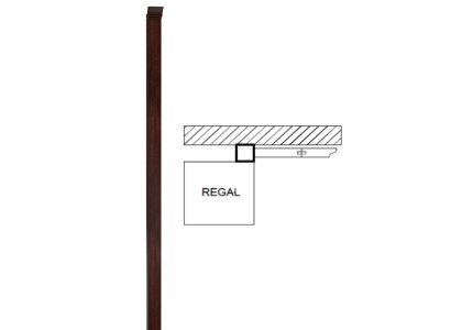 Slupek Corner Decoration Office element Office Office Wood Slupek Shelf Monaco