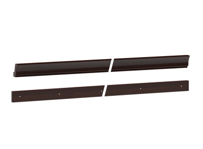 Covering base and crown for System Office Furniture Wardrobe Shelves Monaco MO - L2