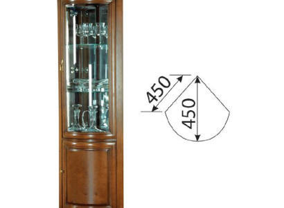 Classic Display case showcase cabinet rustic wardrobe glass cabinet showcases Z-WN
