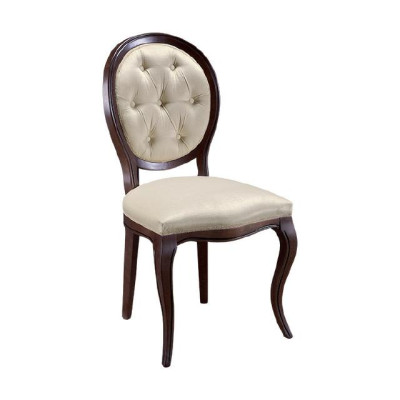 Classic r White -Brown Chair Designer Wooden Chair Dining room chair King chair