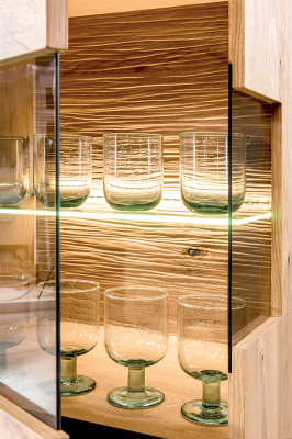 Modern Glass Display case Shelves Wood Designer Wardrobe Showcases Shelf Cabinets new