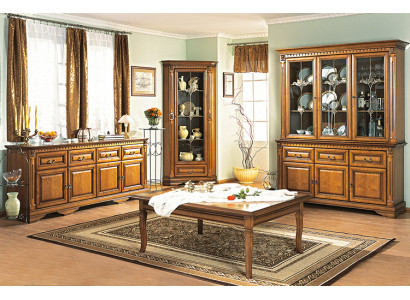 Classic Display Case Display Cabinet Glass Cabinet Wardrobe Colonial OW 1-2
