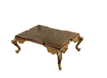 Baroque Coffee table Wood Tables Furniture Furnishings Living room Classic
