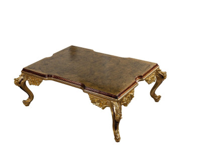 Baroque Coffee table Wood Tables Furniture Furnishings Living room Classic