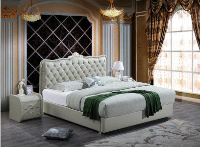 Double bed Bedroom Beds Luxury Furniture Double Bed Chesterfield Baroque style