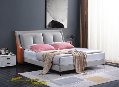Classic s Bed Double bed Beds Wood Gray Style Real Wood Bedroom new