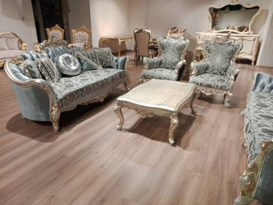 Classic r Throne Armchair Furniture Baroque Armchair Chesterfield Velvet Chair
