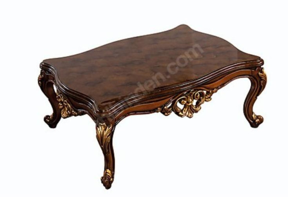 Wood Table Side table Furniture Luxury Coffee table Brown Coffee tables Living room