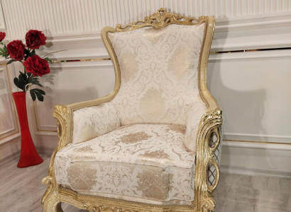 Classic r Throne Armchair Chair Furniture Baroque Armchair Chesterfield Velvet