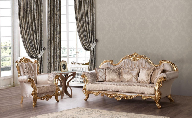 Sofa set 3+1 Seat Couch Upholstery Furniture Set Suite Classic Seat Furniture