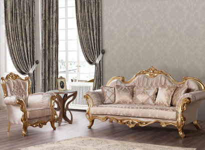 Sofa set 3+1 Seat Couch Upholstery Furniture Set Suite Classic Seat Furniture
