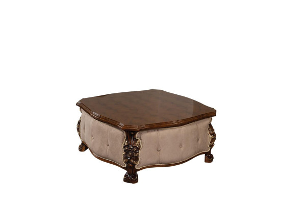 Wood Coffee table Classic Living room Tables Furniture Brown Square