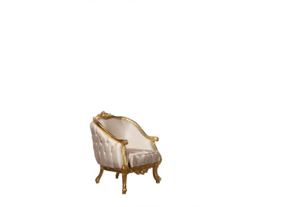 Chesterfield Round Armchair Couch Upholstery Furniture Furnishings Sofa Single Seater