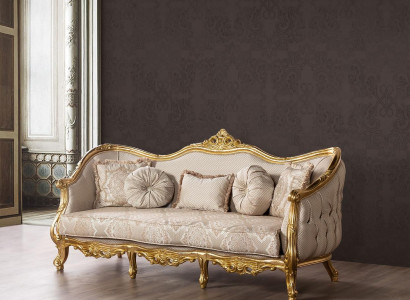 Luxury Couch Classic r Three Seater Sofa Couches Furniture Furnishings Fabric Sofa