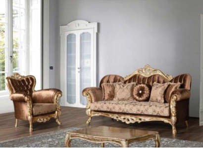 Classic Living room Sofa set Sofa Couch Furniture Furnishings 3+1 Seat