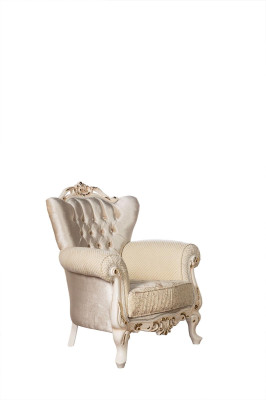 Designer Textile Seat Art Deco Fabric Armchair Single Seater Luxury 1 Seater Upholstery Seat