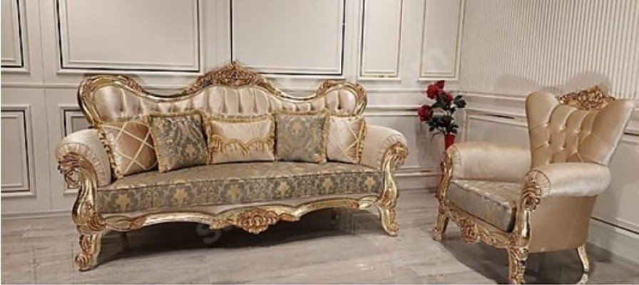 Baroque Armchair Chesterfield Couch Sofa Furniture Furnishings Couches Sofas Chair