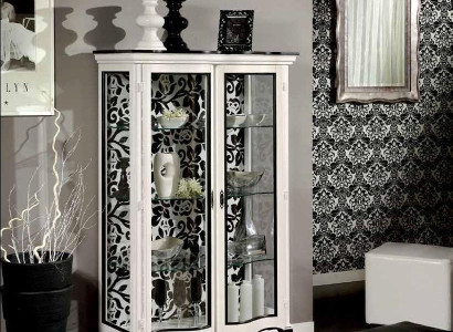 Luxury Wood Display case Sideboard Design Cabinets White Italian Furniture new Wardrobe