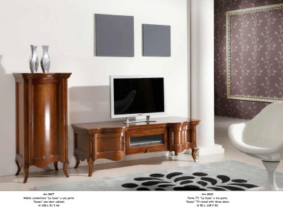 tv Scrhank Sideboard Braun TV-cabinet sideboard Chest of drawers Wardrobe Shelf Luxury Cabinets new