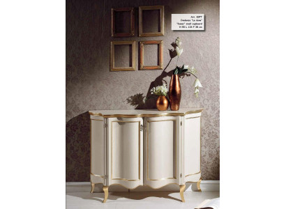 Cabinets White Luxury Sideboard Italian Furniture Chest of drawers 124x90x38