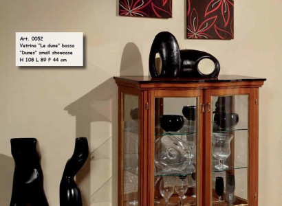 Classic Showcases Glass Wardrobe Display case Wood Living room Luxury Brown Sideboard
