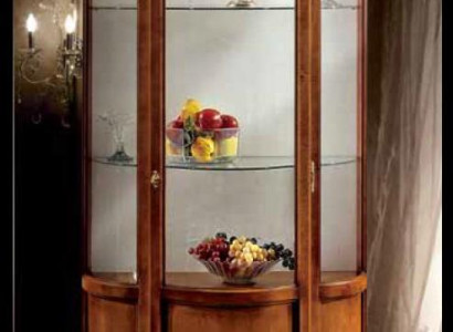Glass Cabinets Luxury Sideboard Cabinets Brown Display Case Classic Italian Furniture