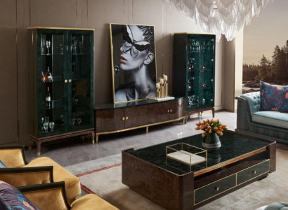 Glass Chest of drawers Display case Chests of drawers Showcases Dresser cabinet Decorative Designer