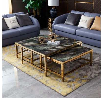 Coffee table Coffee table Side table Designer Living room table Tables 3 pcs new