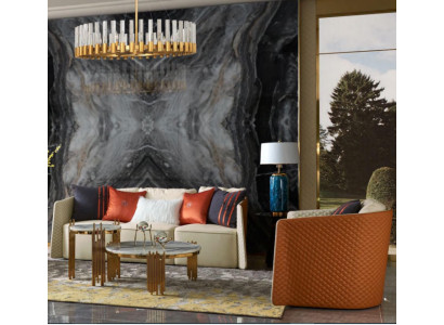 stainless steel Side Round Design Table Tables Gold Couch Living room