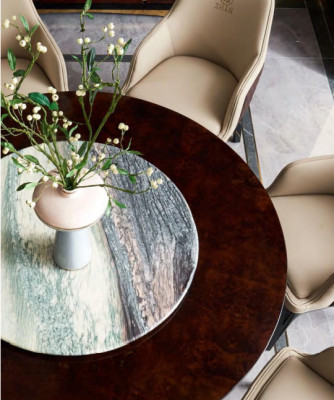 Design Wood Table Round Dining table Round Dining Tables 150cm luxury class