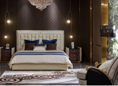 Design Leather Bed Luxury Upholstery Beds Double Modern Marriage 180x200