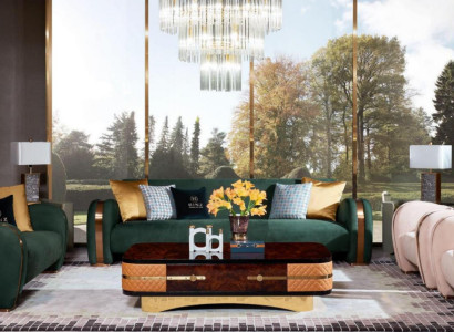 Luxury Furniture Sofa set Couch Sofa Upholstery Coffee table Sofas Suite