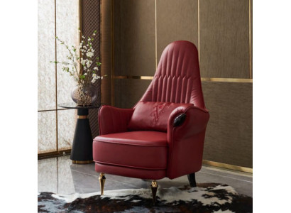Armchair Design Couch Sofa Relax Lounge Leather Luxury TV Club Upholstery