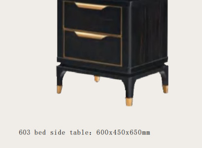 Bedside table nightstand Chest of drawers Side table Console high gloss gold