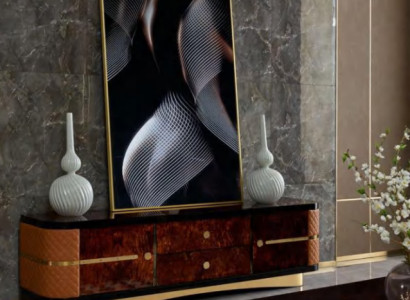 Designer TV-cabinet Sideboard Chest of drawers Side Low Board Wardrobe Room Shelf