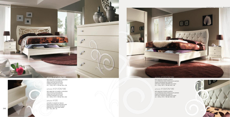 Bedroom Bed Bedside table Double beds Modern Bed frame Beds Set 3pcs.