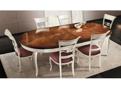 Classic r Table Wooden Table Baroque Rococo Dining Room Royal Dining table Tables