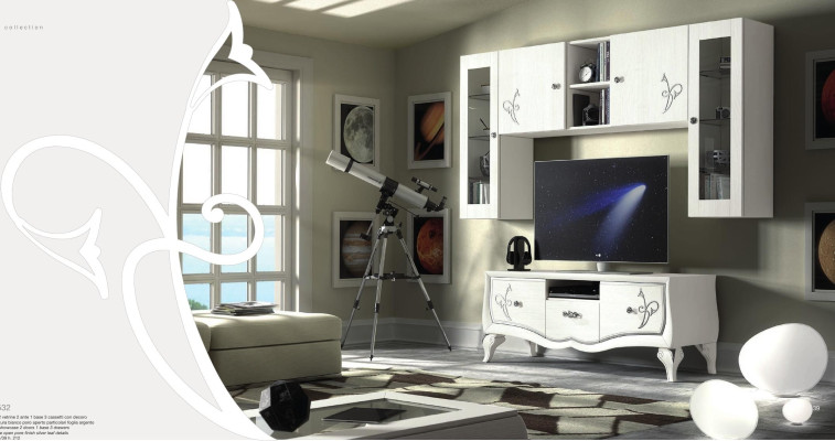 Wall unit TV-cabinet Wardrobe Sideboard Wardrobe TV Wood Lowboard Chest of drawers Design Furniture new