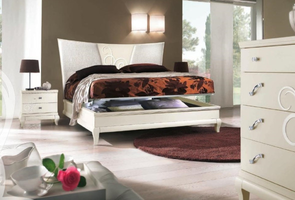 Bedroom Bed Bedside table Double beds Suite Bed frame Beds Set 3pcs.