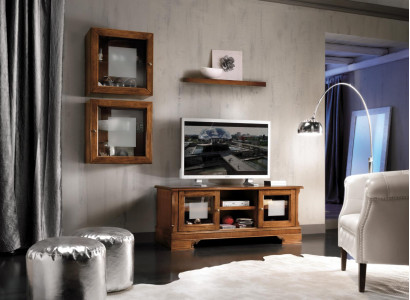 Wall unit set 3 pieces. Living room TV-cabinet Display case Sideboard Shelf Luxury wall cabinets new
