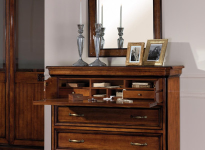 Chest of drawers Mirror Modern Chests of drawers Wood Design 2 pcs. Bedroom Suite new Set