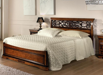 Bed 2x Bedside table Bedroom Set Table Beds Complete Wood Set Baroque 3-piece.