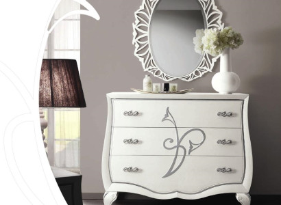 Chest of drawers Mirror Chests of drawers Wardrobe Luxury Shelf Console Furniture Group new Set 2pcs.
