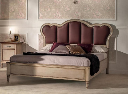 Double bed Bedroom Hotel Ehe Luxus Bed 2x Bedside table 3pcs. Set beds new