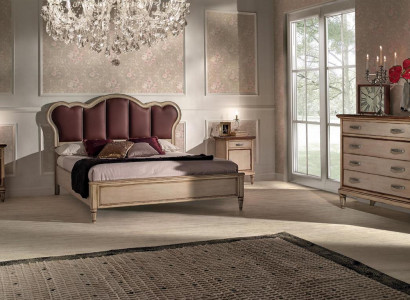 Bed Bedside table Chest of drawers Bedroom Set Design Classic Luxury Beds new