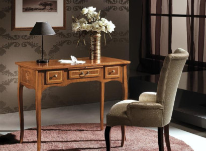 Office Desk + Chair Complete Set Furniture Tables Luxury Italy Table 2pcs.