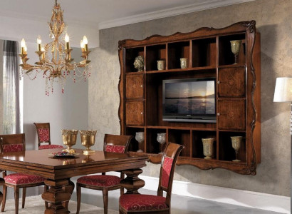 Living room wall cabinet Display case Wood Living room furniture TV Wardrobe Wall Design new