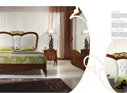 Bedroom Bed Bedside table Wood Design Beds Bedside tables Set 3pcs. Furniture sets
