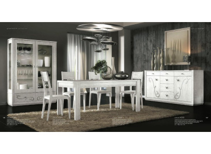 Dining room Dining table Chair Chest of drawers Display case Ess Group Table Tables Wood Set 7pcs.