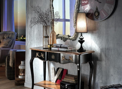 Consoles Table Chest of drawers with Mirror Luxury Class Furniture Set Style Modern 2-piece. new